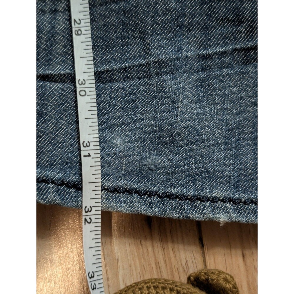 Vintage Y2K Apple Bottoms Jeans Womens 9/10 Low Rise Bootcut Embroidered Pockets - Picture 9 of 16